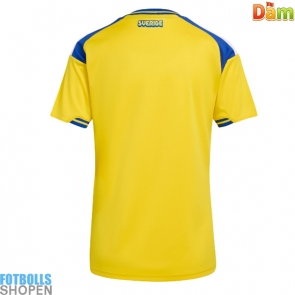 Billiga Sverige Hemmatröja Dam VM 2026 Kortärmad